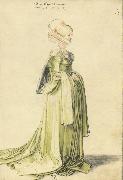 A Nuremberg Lady Dressed to go to a Dance